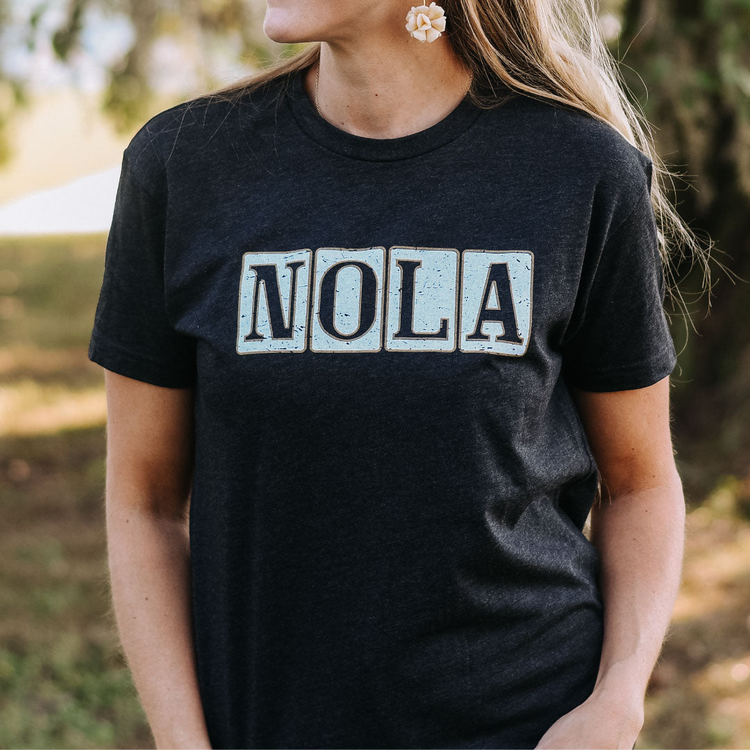 Saints (NOLA Street Tiles) T-shirt – Simpleesam Clothing