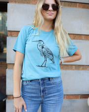 Heron Louisiana State Symbol T-Shirt