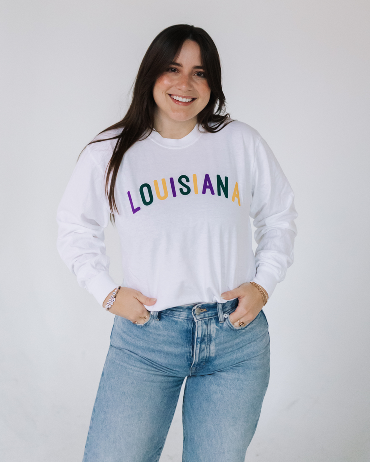 Louisiana Hometown Long Sleeve | Mardi Gras Shirts