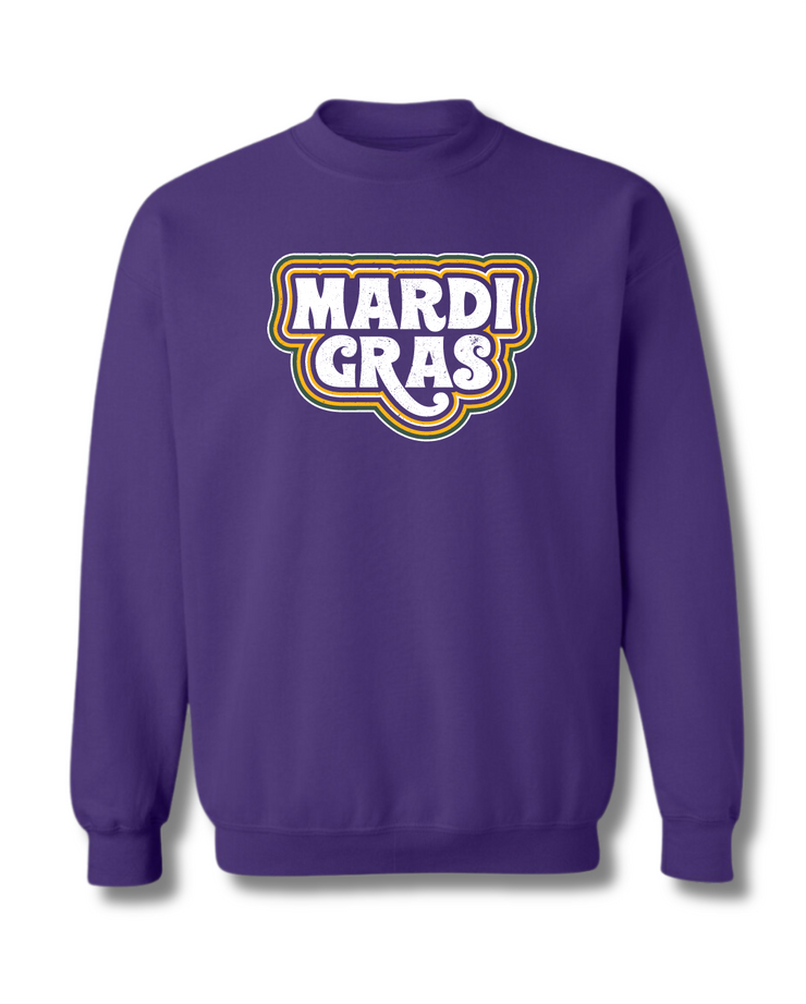 Groovy Mardi Gras Sweatshirt | Mardi Gras Shirts