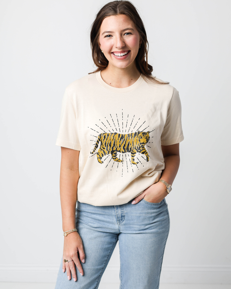 Vintage Tiger Burst T-Shirt