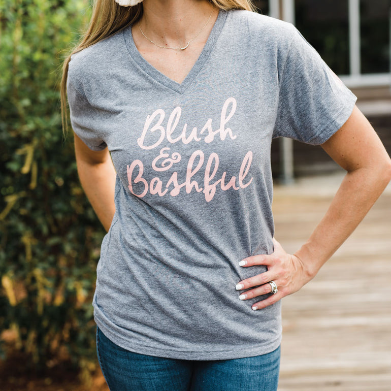 Wholesale Blush and Bashful T-shirt 