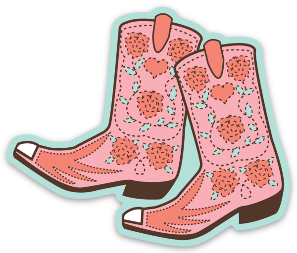 Cowboy Boots | Sticker Pack – Sweet Baton Rouge® Wholesale