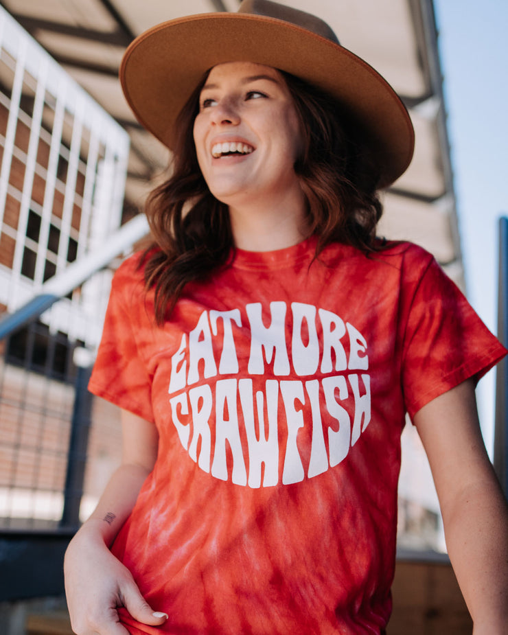 Eat More Crawfish© Tie Dye | Crawfish T-Shirt