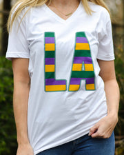LA Mardi Gras Stripes | Mardi Gras Shirts
