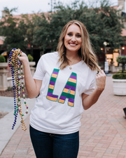 LA Mardi Gras Stripes | Mardi Gras Shirts