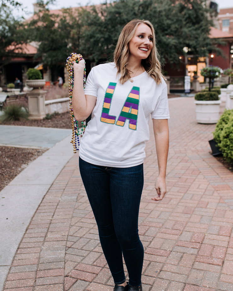 LA Mardi Gras Stripes | Mardi Gras Shirts