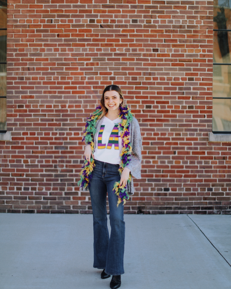 LA Mardi Gras Stripes | Mardi Gras Shirts