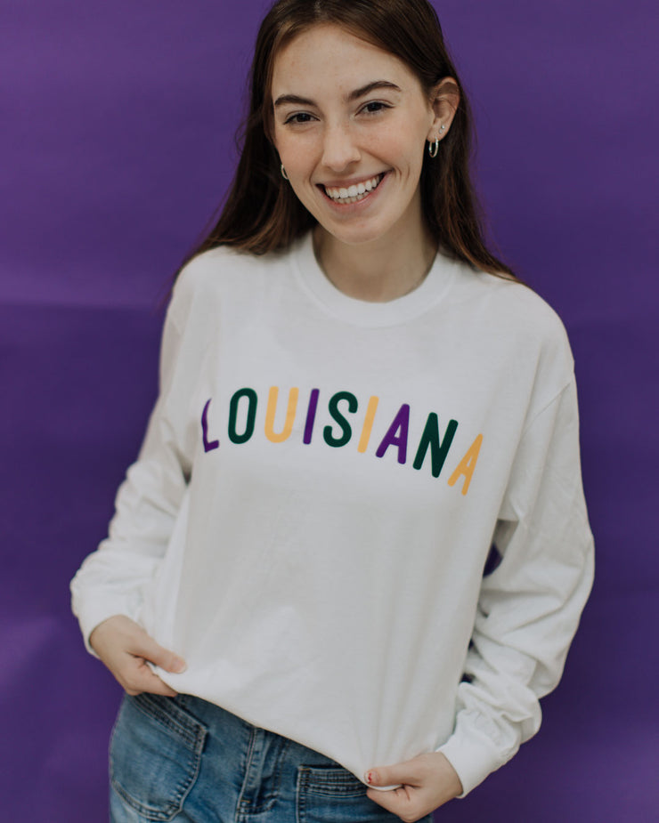 Louisiana Hometown Long Sleeve | Mardi Gras Shirts
